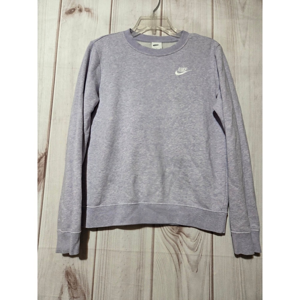 Nike Sportswear Essential Women Crewneck Sweatshirt Lavender Purple Small